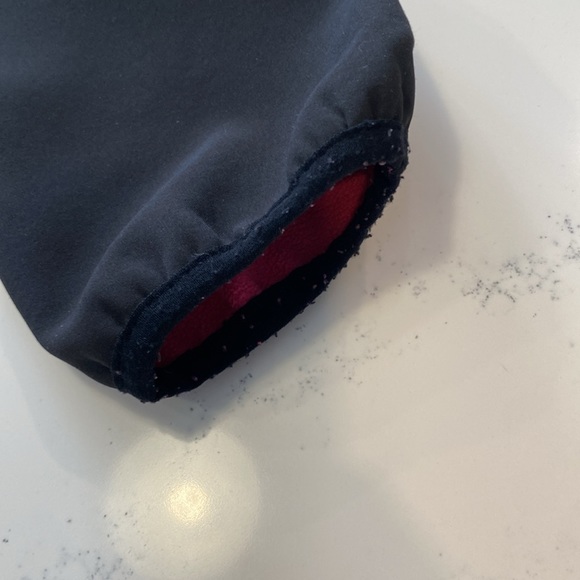 Black Spring Jacket with pink lining Girls size small (7-8) - Picture 8 of 8